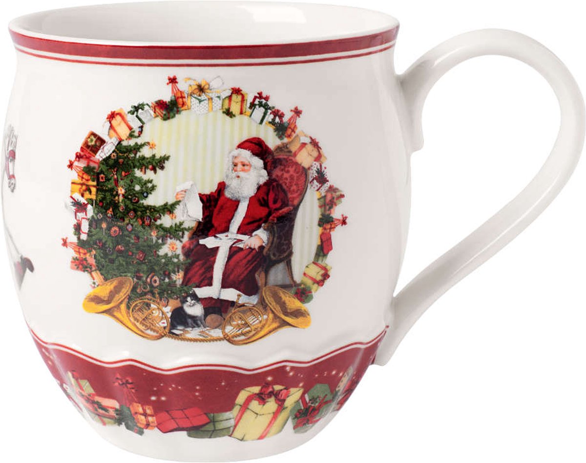Merkloos sans marque villeroy boch toy's fantasy mok jumbo kerstman