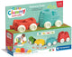 Clementoni Baby - Clemmy Sensory Train con blocchi morbidi, 12dlg.