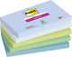 Pic foglietti super adesivi post-it 655-5ss-oas blu, verde