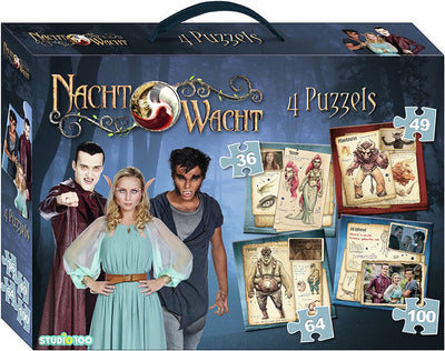 Puzzle 4 in 1 Night Watch - 36 49 64 100 pezzi