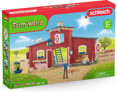 Schleich Farm World World Large Stable Red 42606