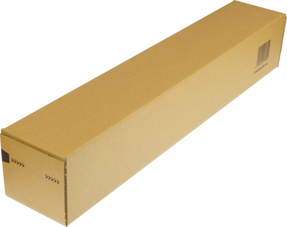 Raadhuis verzendkoker - 610x105x105mm - a1 - vierkant - bruin - 10 stuks - rd-352010-10