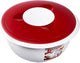 Ciotola Westmark con coperchio in due pezzi, 3,5 l, con beccuccio, plastica, bianco rosso, 3155227r