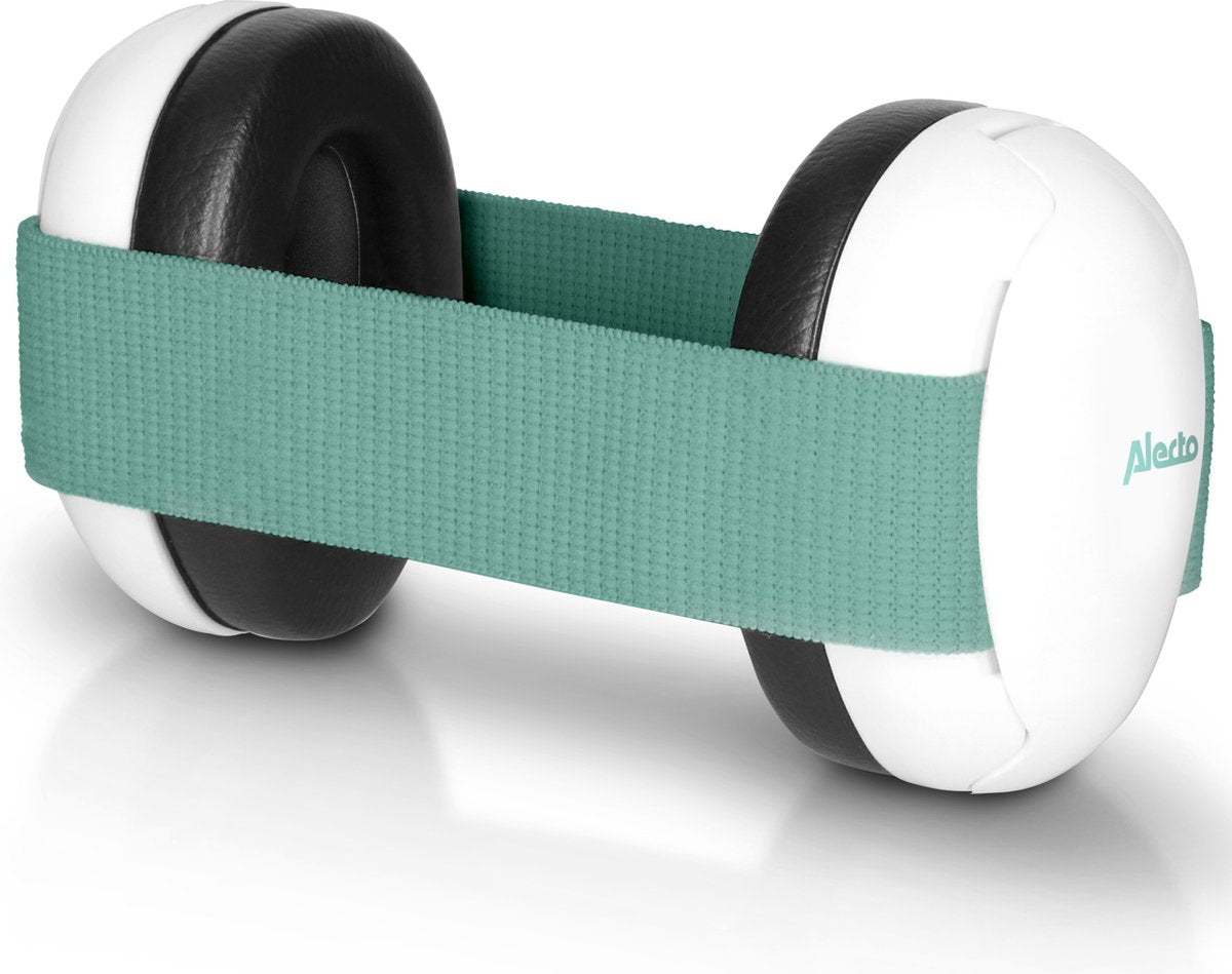 Alecto bv-72 - protezione acustica per neonati e bambini piccoli - verde baby