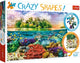 Puzzle Trefl isola tropicale 600 pezzi - forme pazzesche, qualità premium.