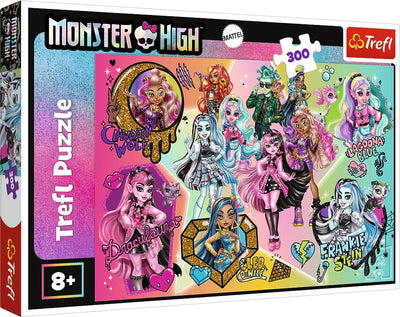 ¡Conoce a los zombies de Monster High en la cima! 300 piezas de dibujos animados.