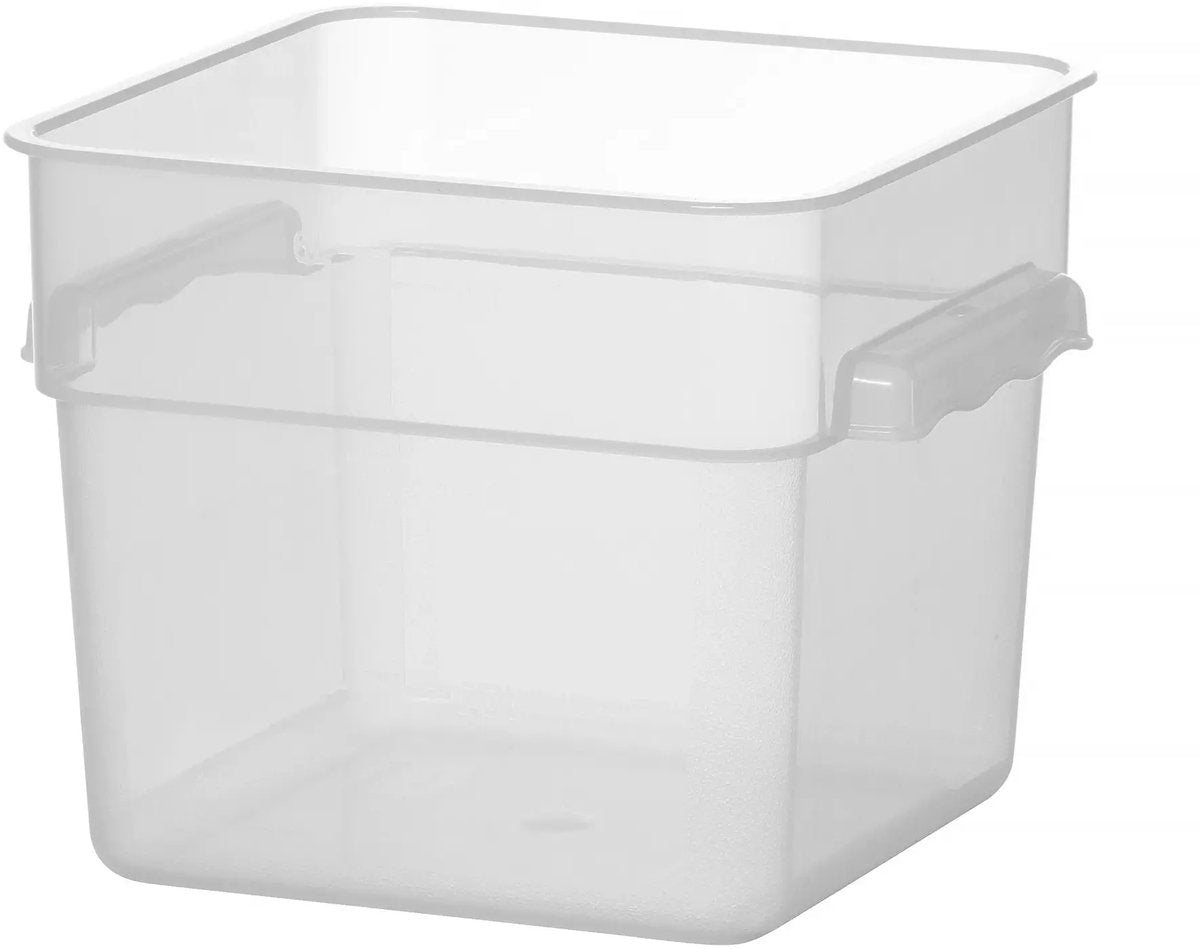 Recipiente para alimentos Hendi 5 litros transparente sin BPA con báscula, apilable y apto para microondas hostelería