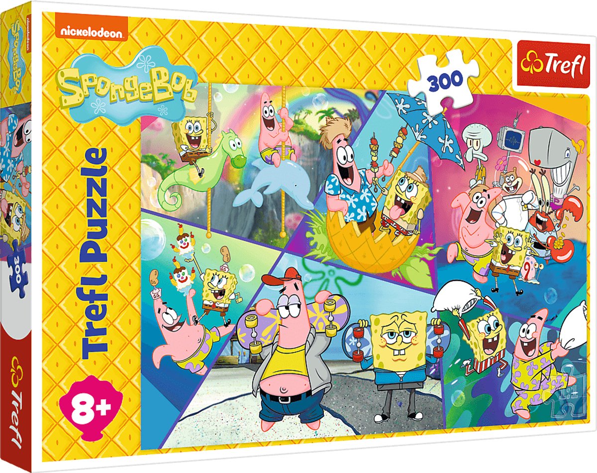Trefl puzzle slip bikini Spongebob - cartone animato da 300 pezzi xl.