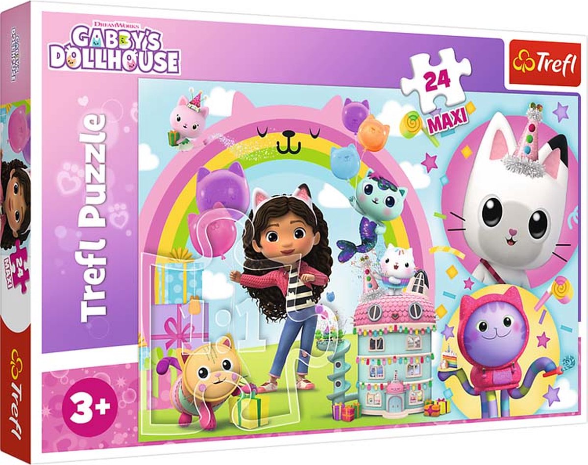 Trefl gabby's dollhouse - vrolijk speelgoed voor peuters 24m+.