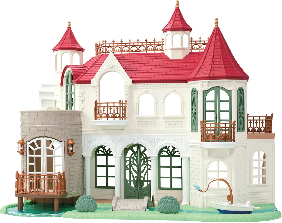 Famiglie Sylvanian 5865 villa sul fiume - escluse le figurine