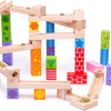 BigJigs Wooden Marble Track, 53dlg.