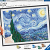Ravensburger Creart Painting on Song the Night Van Gogh