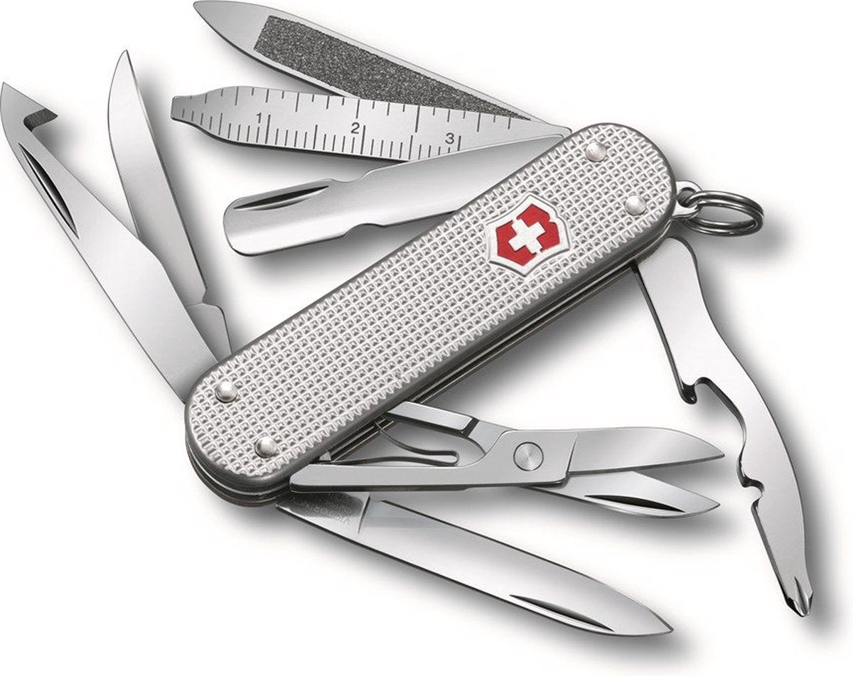 Navaja suiza Victorinox minichamp alox - 15 funciones - plateada