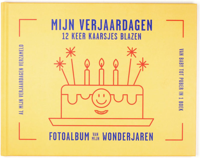 Uitgeverij stratier - álbum de fotos de mis cumpleaños - álbum