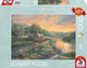 Schmidt - puzzle - Dawn in Emerald Valley - Thomas Kinkade Studios - 1000 pezzi - adulti - dai 12 anni