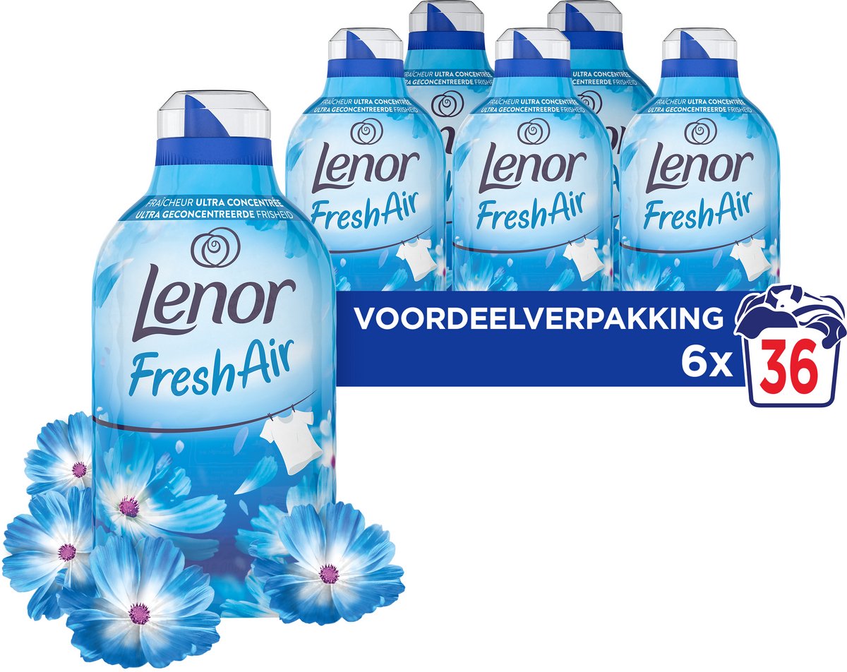 Ammorbidente Lenor Fresh Air Morning Fresh - 6 x 36 lavaggi