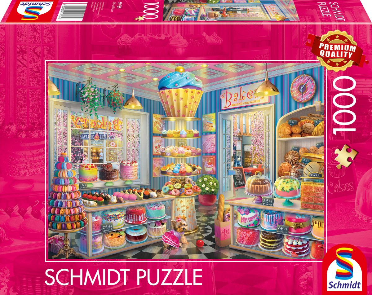 Puzzle Schmidt Panificio colorato - Puzzle da 1000 pezzi.