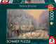 Schmidt - puzzle - Natale festivo - Thomas Kinkade - 1000 pezzi - adulti - da 12 anni