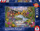 Schmidt - puzzle - idillio fluviale in montagna - 2000 pezzi - adulti - da 14 anni