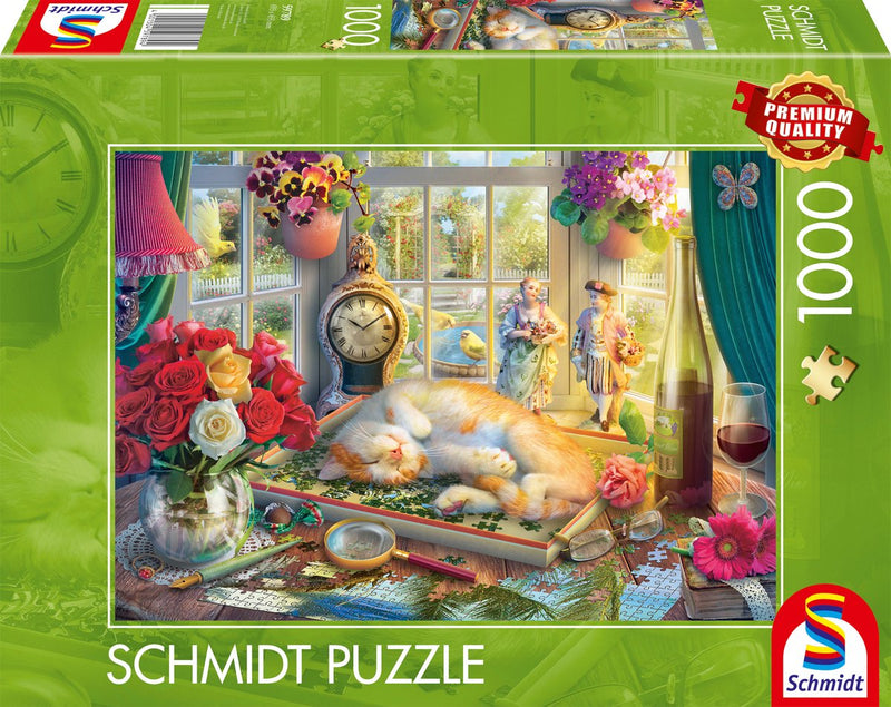 Schmidt - puzzle - puzzle con gatto - 1000 pezzi - adulti - da 12 anni