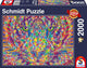 Schmidt - puzzle - cuore selvaggio, tigre - 2000 pezzi - adulti - da 14 anni