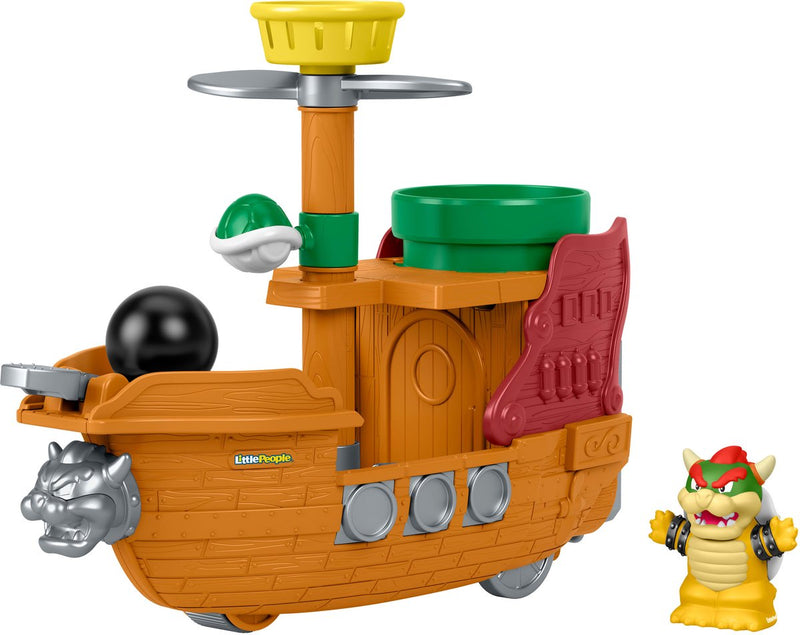 Mattel set da gioco My Mario Little People Set da gioco per dirigibile di Bowser