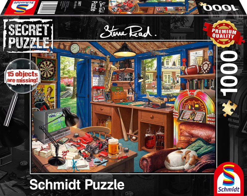 Schmidt Puzzle The Workshop - Puzzle da 1000 pezzi per adulti.