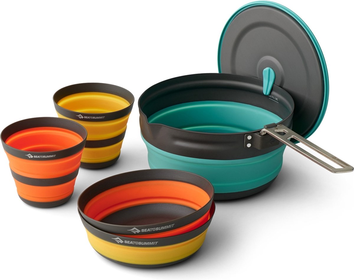 Sea to summit - frontier - ultralight - opvouwbare one pot cook set - 2.2l - 5pcs