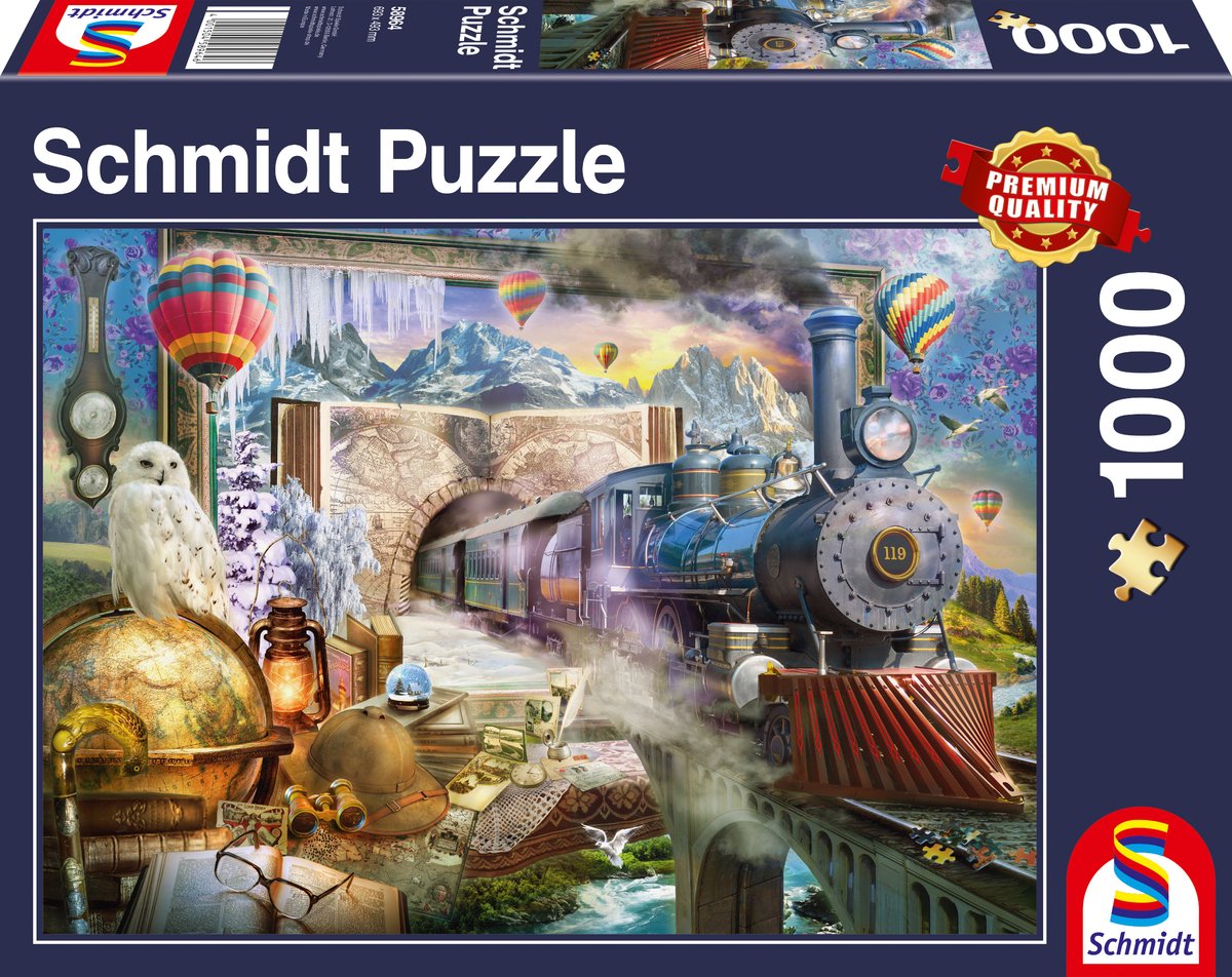 Schmidt - Puzzle - Viaggio magico - 1000 pezzi - Adulti - dai 12 anni