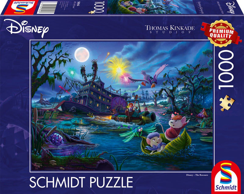 Schmidt puzzle disney the rescuers puzzel 1000 stukjes