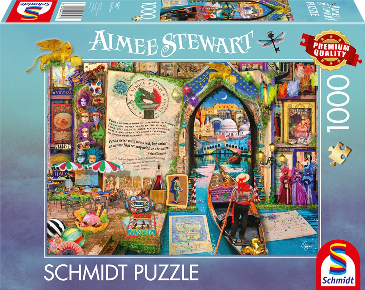 Schmidt - puzzle - souvenir, ricordi di Venezia - Aimee Stewart - 1000 pezzi - adulti - dai 12 anni