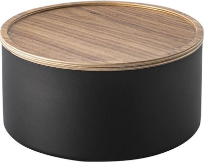 Yamazaki storage box with lid - high - rin - black