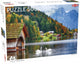 Tactic puzzel landscape: swans on a lake - 500 stukjes