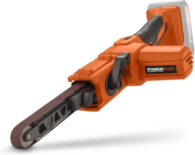 Limatrice a batteria Powerplus dual power POWDP50700 - levigatrice 20v - nastro abrasivo 457x13mm - 800min-1 - senza batteria e caricabatterie - con 1 acc.