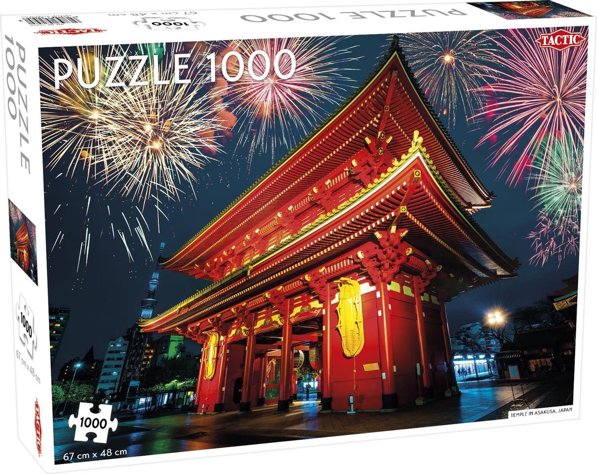 Tactic puzzel temple in asakusa, japan 1000 stukjes