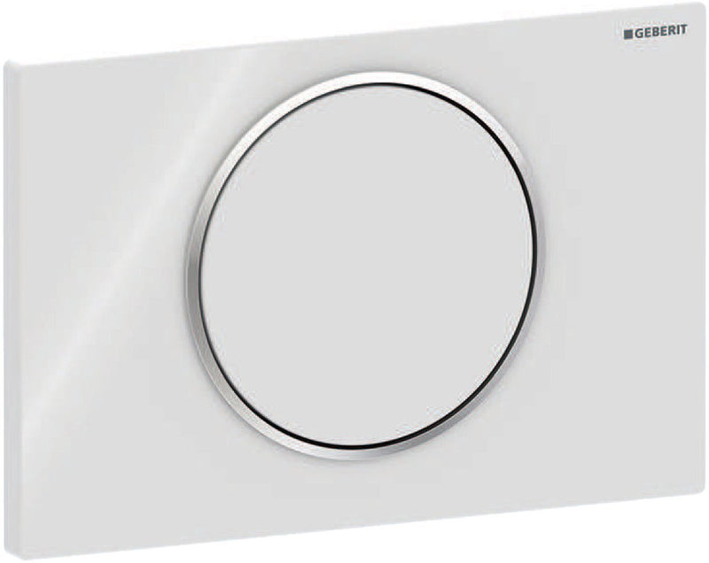 Panel de control Geberit sigma 10 - blanco brillante