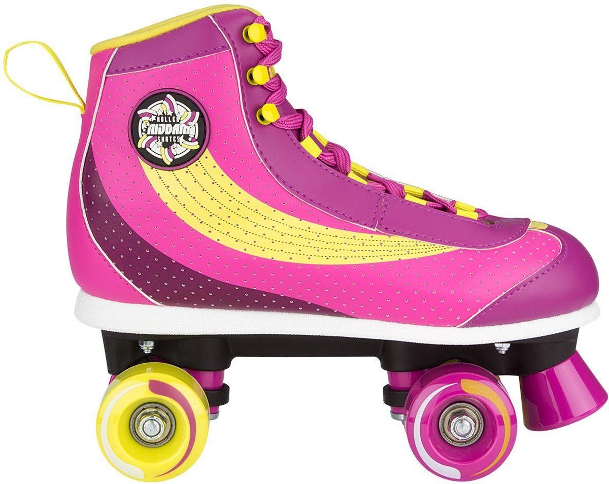 Patines Nijdam - sugar babe - rosa amarillo - talla 39