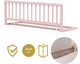 Barandilla de cama de madera Geuther - barandilla de cama - lissi - puerta de seguridad - 110x38cm - rosa