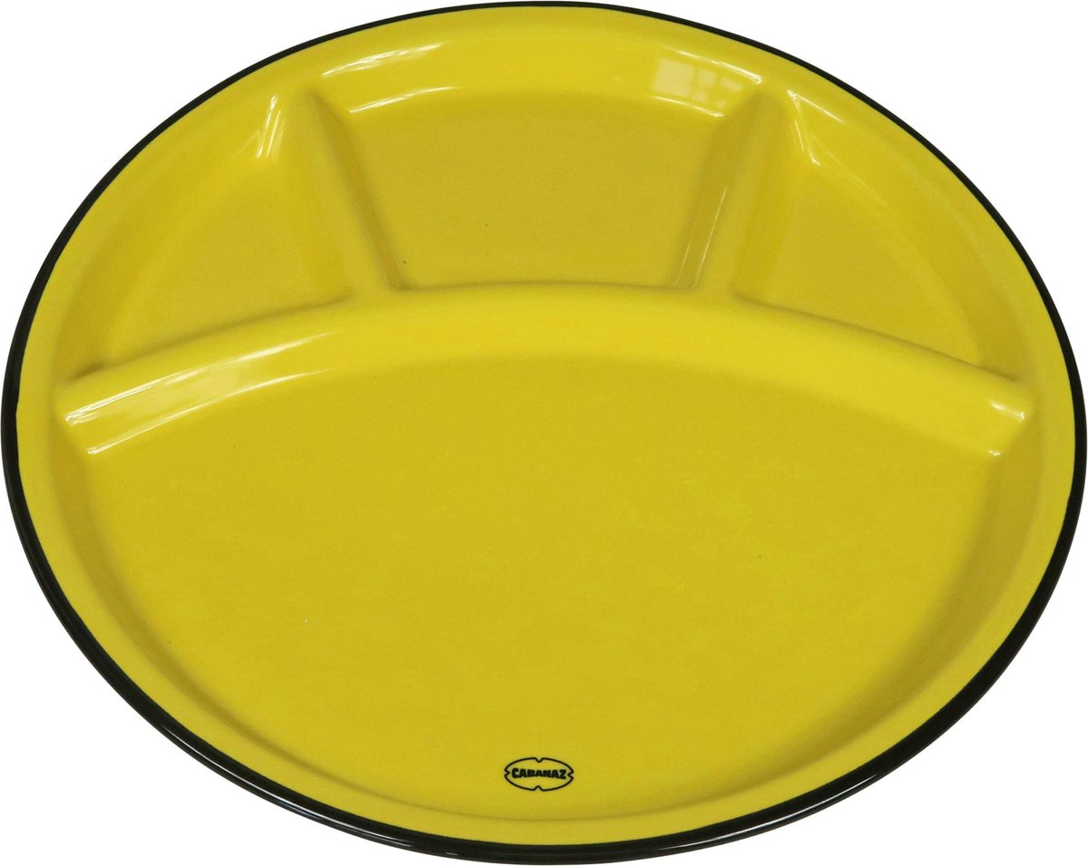 Cabanaz fondue bord geel