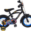 Kinderfiets 12 Batman - zwart geel