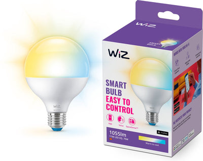 Lámpara de globo Wiz - luz blanca cálida a fría - iluminación LED inteligente - casquillo E27 - 75w - mate - wi-fi