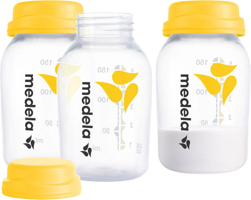 Biberon Medela per la conservazione del latte materno – Senza BPA – 150 ml – Set da 3 x 150 ml