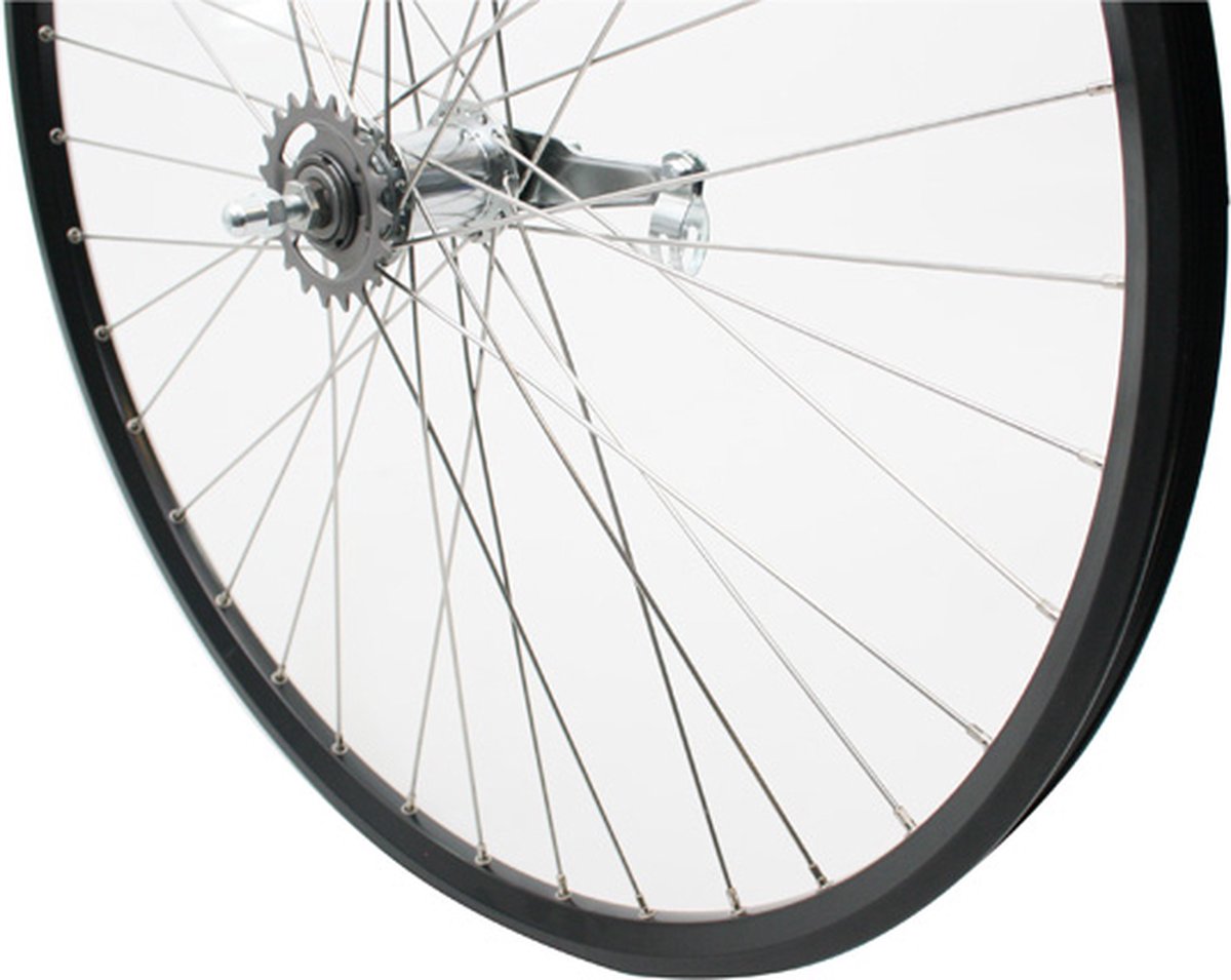 Roland Rueda trasera 28 RN ZAC2000 Spk de acero inoxidable negro