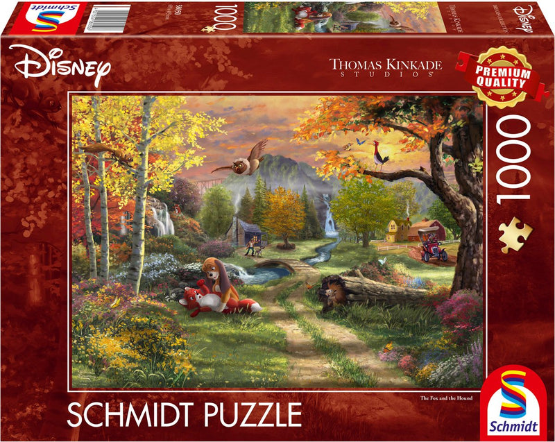 Gioco di Schmidt - thomas kinkade studios - disney frank e frey, 1000 pezzi