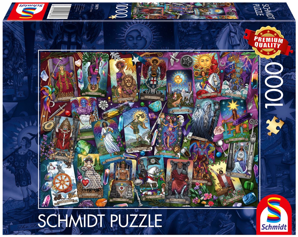 Schmidt - puzzle - misteriosi tarocchi - 1000 pezzi - adulti - da 12 anni