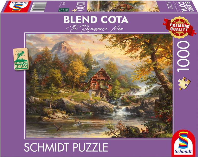 Schmidt Puzzle Casa Estiva 1000 Pezzi Miscela Cota Adulti.
