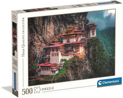 Ty Clementoni the tiger's nest - monastery in the Himalayas - puzzle 500 pieces adults - jigsaw puzzle HQC high quality collection from 10 years