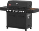 Grill guru burner 6 - gasbarbecue - 4x hoofdbrander - 2x infrarood - 1x zijbrander - 1x achterbrander -zwart
