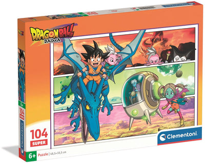 Clementoni - puzzle - dragon ball daima - 104 pezzi - super - da 6 anni