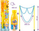 Tuban speelgoed - giant bubble wand glasses set met 400 ml vloeistof.